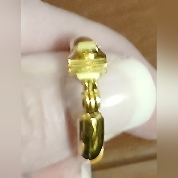 Gold Hoop Earrings - Picture 2 of 3